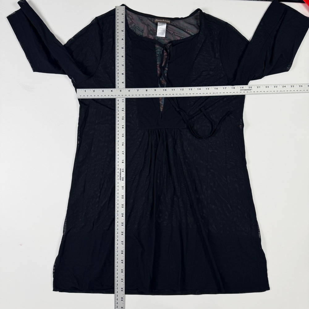 Tommy Bahama Swim Cover Up Womens Small Black NWOT‎ Sheer Mesh TSW85903CX - Picture 7 of 7